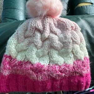 Pink Pom hat